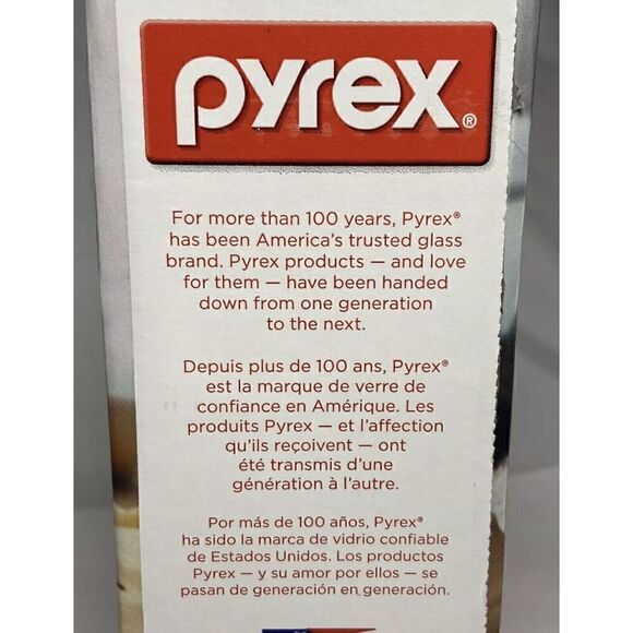 Pyrex 3 Pack Glass Pie Plates 9.5 x 1.5" Freezer Oven Microwave Dishwasher NEW - Picture 3 of 8